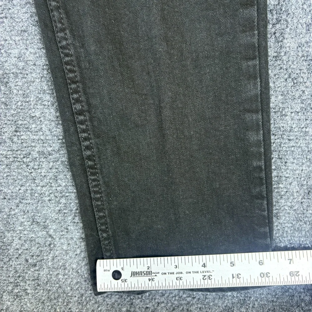 Levi's 511 Jeans Mens 32x29.5 Black Denim Cotton‎ Stretch Slim Fit Straight Leg